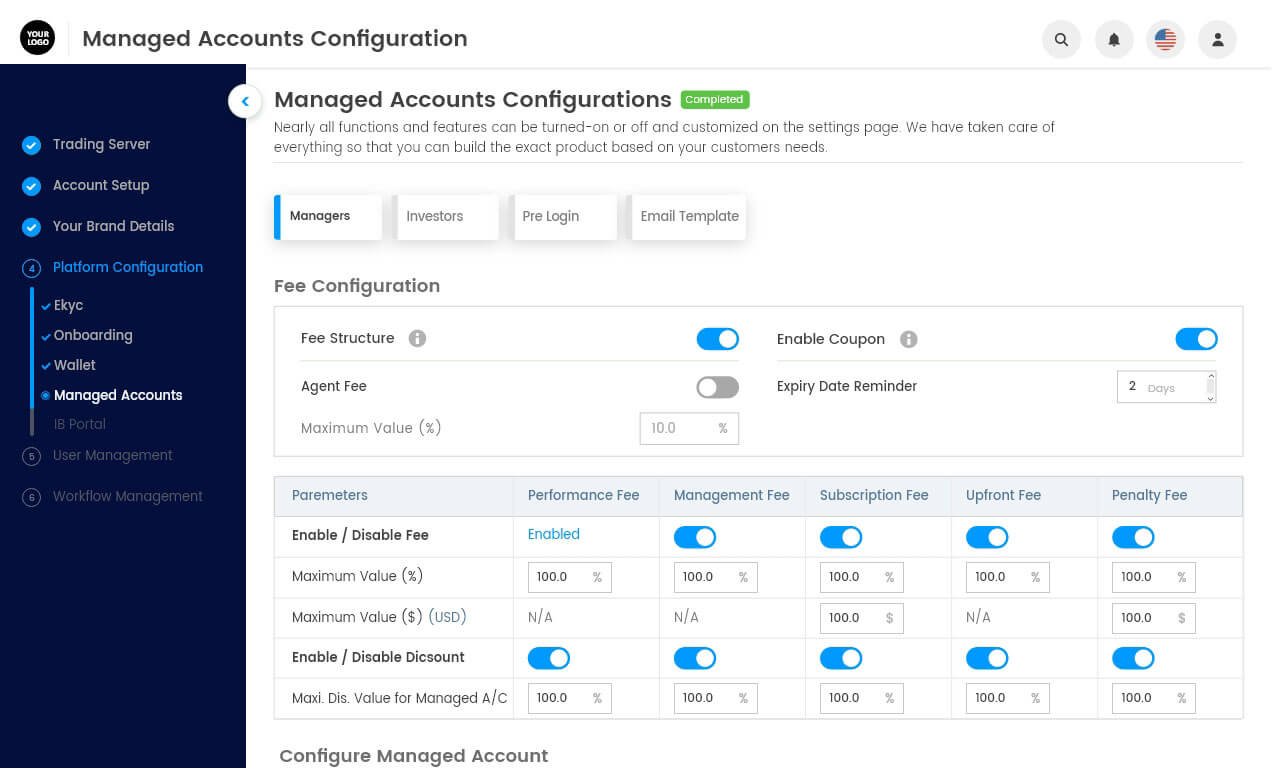 Configure Managed Accounts